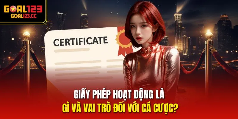 Giấy phép hoạt động là gì và vai trò đối với cá cược?